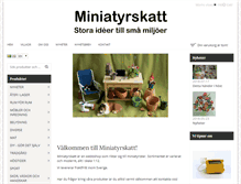 Tablet Screenshot of miniatyrskatt.com